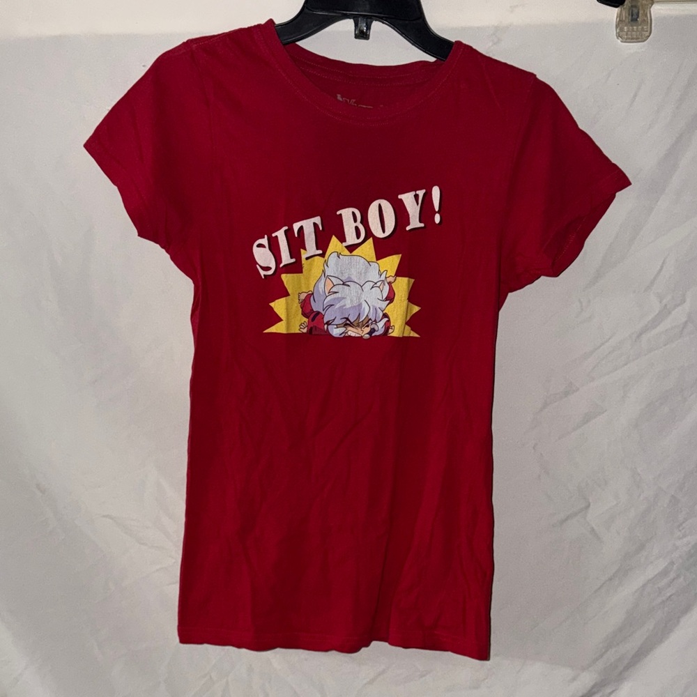 Sit Boy Red Graphic Tee